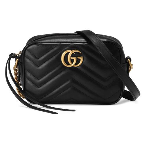  GUCCI古馳 22年秋冬 女士 GG Marmont系列絎縫迷你手袋 448065 DTD1T 1000 預(yù)定商品2-6周發(fā)貨