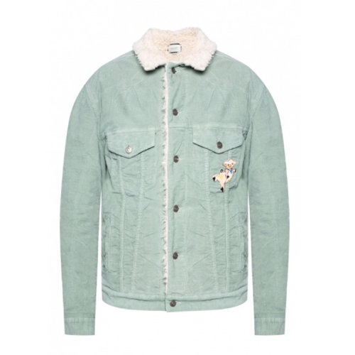 GUCCI/古馳  時(shí)尚綠色 燈芯絨外套 男士夾克 524377 XRB03 3259 HQY012345C