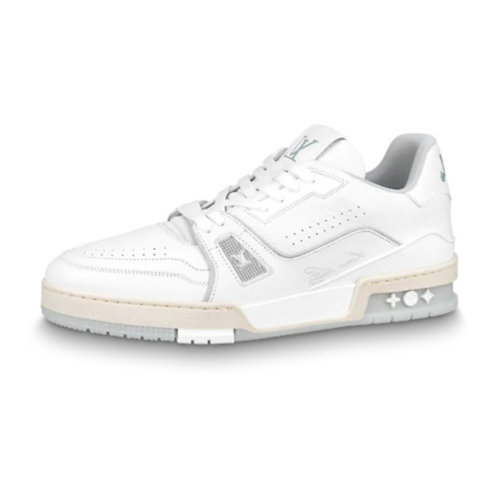 Louis Vuitton|路易威登 Trainer 休閑鞋 白水泥 歐碼 7、8碼