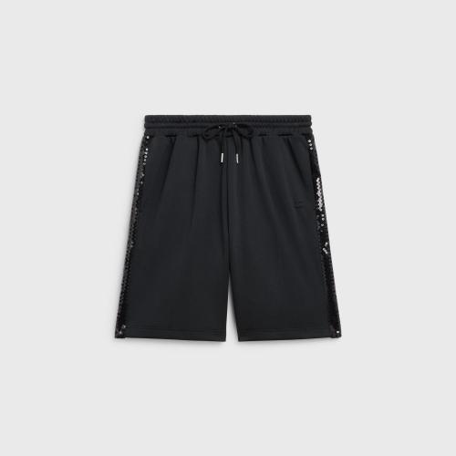  CELINE賽琳思琳 22年秋冬 女士 短褲 雙面刺繡平紋針織百慕大短褲 2Z197121O.38NO