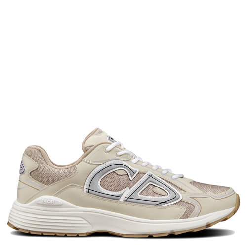 DIOR/迪奧      B30系列 男士奶油白色網(wǎng)眼織物和科技面料運(yùn)動鞋3SN279ZMA_H161