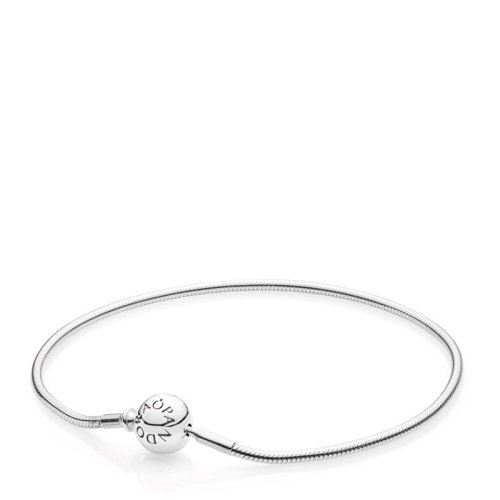 PANDORA/潘多拉 ESSENCE系列女士銀色925銀蛇骨鏈手鐲手環(huán)手鏈 596000-19
