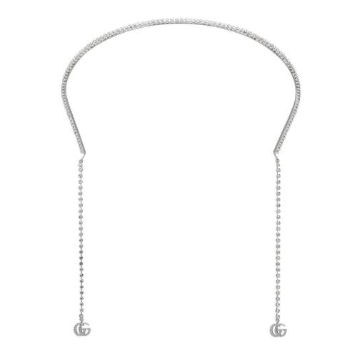  GUCCI古馳 22年秋冬 女士 雙G水晶發(fā)箍 702716 J3F42 8162