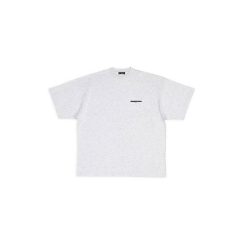  BALENCIAGA巴黎世家 22年秋冬 女士 短袖T恤 strike 1917 t-shirt oversized 694576TMVJ61023