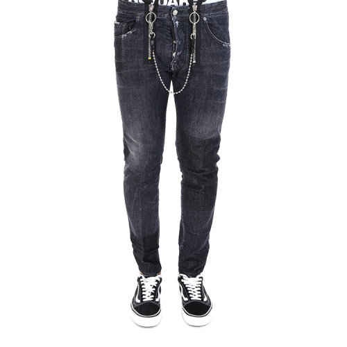 Dsquared2/D二次方  春夏 服裝 休閑褲 男性 水洗 鏈條 男士牛仔褲 S74LB0518S30400 900