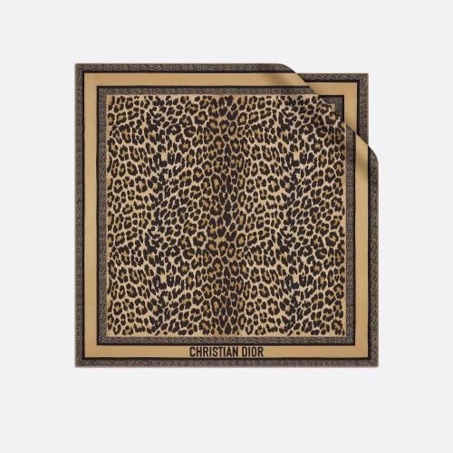  DIOR迪奧 22年秋冬 女士 絲巾 Diortwin 方巾 15LEO090I603_C180 預(yù)定商品1-3周發(fā)貨