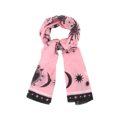 Alexander McQueen/亞歷山大麥昆 女士棉質(zhì)圍巾披肩 665646 3624Q