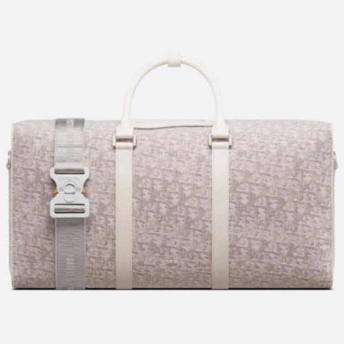  DIOR迪奧 22年秋冬 男士 旅行包 Dior Lingot 50 行李袋 1ADDU115YZY_H25E