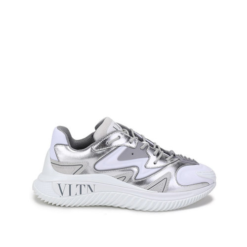 Valentino/華倫天奴 男士織物等多種材質(zhì)拼接Wade Runner系帶休閑運(yùn)動(dòng)鞋 WY2S0D95 NZF