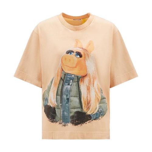  MONCLER蒙可蒙克萊 22年秋冬 女士 短袖T恤 The Muppets Motif T-Shirt H20948C00002M2495310