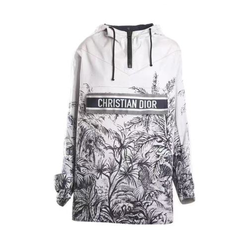 DIOR/迪奧  限量秀款連帽女士外套127C10A2750 0872