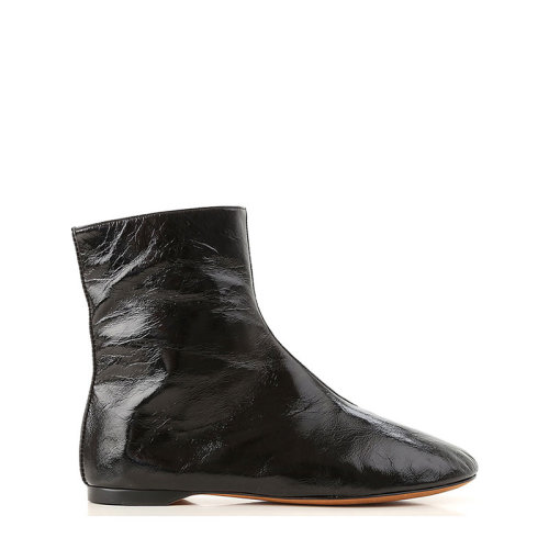 Givenchy/紀(jì)梵希 女士黑色皮質(zhì)平跟鞋 BE600SE06A001001