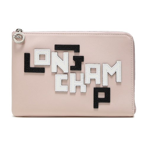 Longchamp/瓏驤 女士LE PLIAGE CUIR LGP系列羊皮手拿包IPAD?保護(hù)套 4848 755