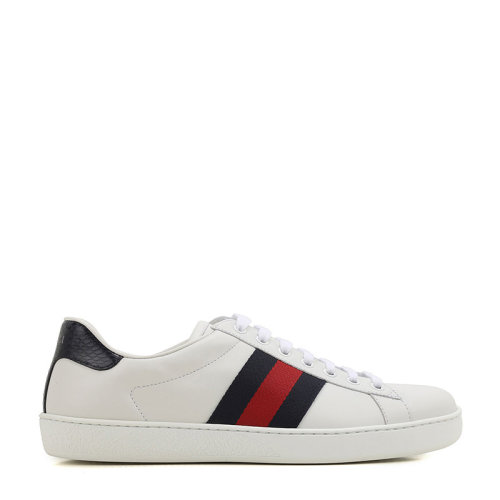 GUCCI/古馳 ACE系列 男士經(jīng)典紅綠條紋休閑鞋運(yùn)動(dòng)鞋低幫板鞋小白鞋男鞋 386750-A38D0-9072