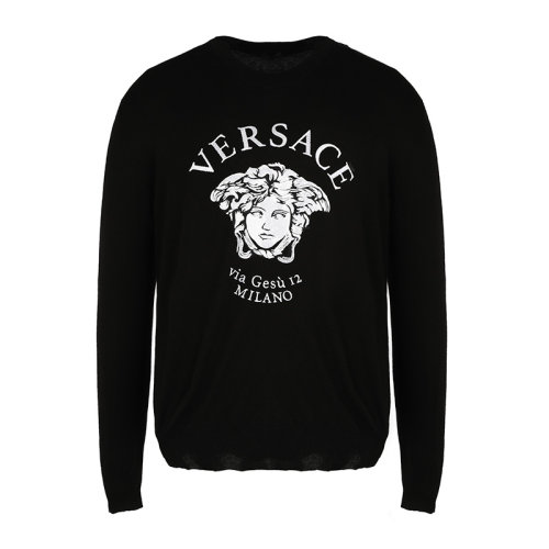 VERSACE/范思哲 美杜莎圖案套頭針織衫男士針織衫/毛衣A88687A237530