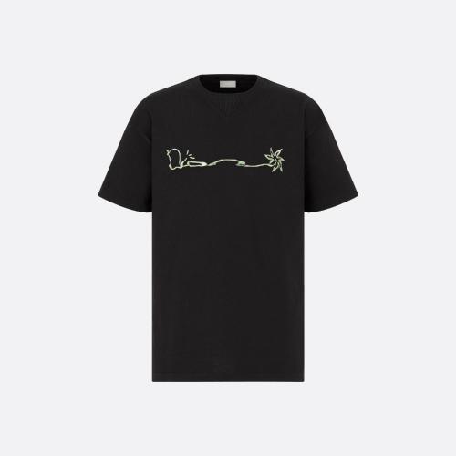  DIOR迪奧 22年秋冬 男士 短袖T恤 CACTUS JACK DIOR 超大版型 T 恤 283J685C0554_C986