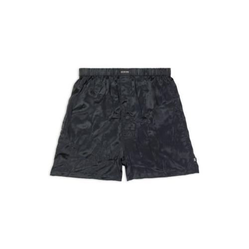  BALENCIAGA巴黎世家 22年秋冬 男士 短褲 Mens Pyjama Shorts  in Black 698326404B51000