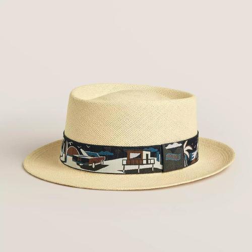  HERMES愛馬仕 22年秋冬 男士 帽子 Chapeau Emilio Surf H221061N CP58