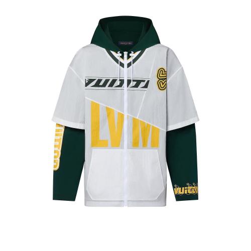  LV路易威登 22年秋冬 男士 夾克 拼接針織棒球束腰夾克 1AAGF2 1AAGF7 1AAGF1 1AAGF6 1AAGF5 1