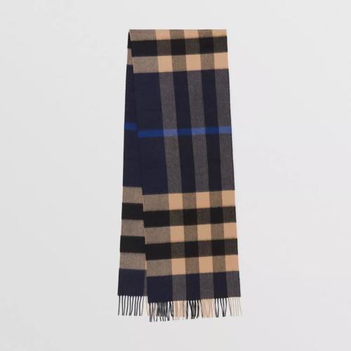  BURBERRY 22年秋冬 女士 格紋羊絨圍巾 80223491 預(yù)定商品1-3周發(fā)貨
