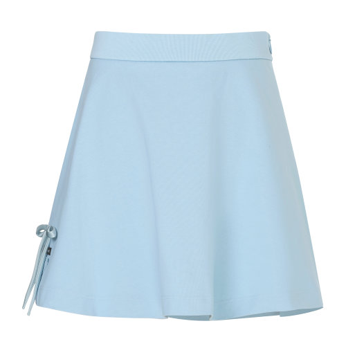 PRADA/普拉達(dá) 天藍(lán)色 女士蝴蝶結(jié)飾A字迷你裙 31099G_1UIJ_F0125_S_192