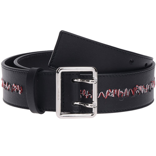 DIOR/迪奧男士牛皮雙針扣腰帶皮帶4187PLXJM