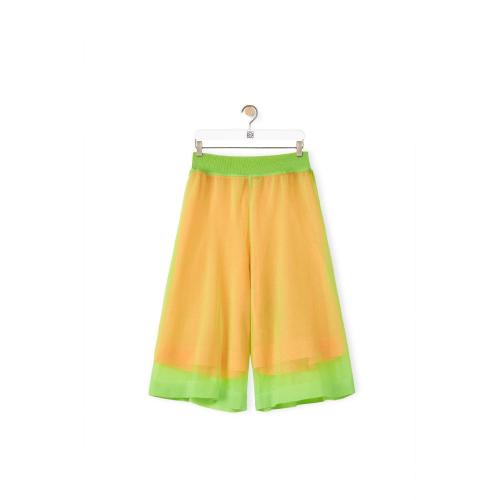  LOEWE羅意威 22年秋冬 男士 短褲 Layered lurex knit shorts H526Y17K21-9990