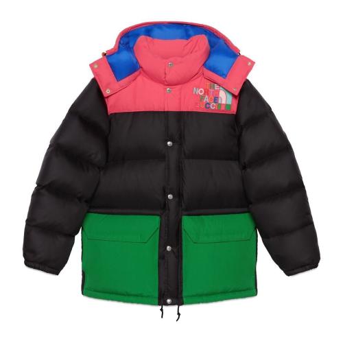  GUCCI古馳 22年秋冬 女士 The North Face x Gucci聯(lián)名系列羽絨夾克 672444 XAAEO 1171