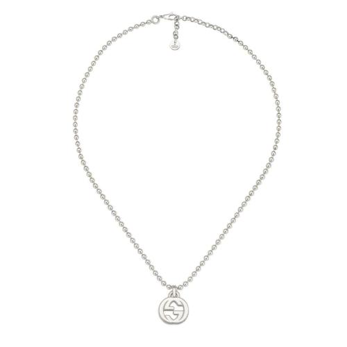  GUCCI古馳 22年秋冬 男士 Interlocking G_銀項鏈 479219 J8400 8106