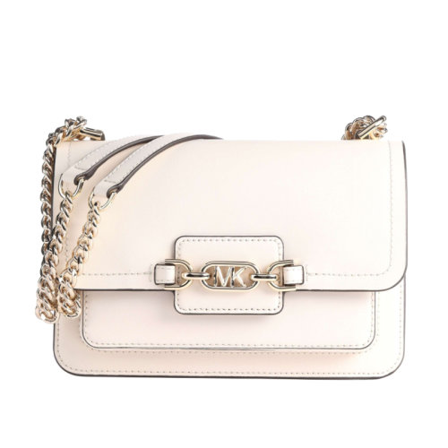 Michael Kors/邁克·科爾斯  HEATHER 純色 金屬裝飾 金屬鏈條 單肩斜跨包 女款32S2L7HC0L