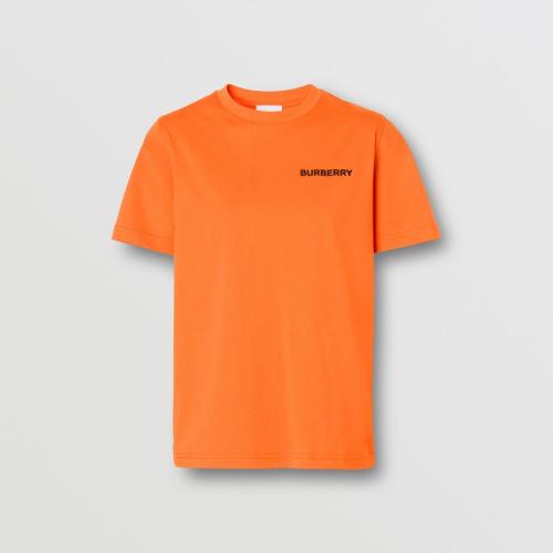  BURBERRY 22年秋冬 女士 專屬標識裝飾棉質(zhì) T 恤衫 80572881