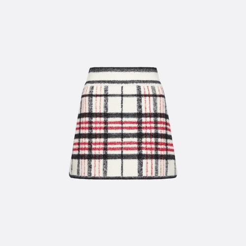  DIOR迪奧 22年秋冬 女士 半身裙 迷你裙 224J03AM706_X5832