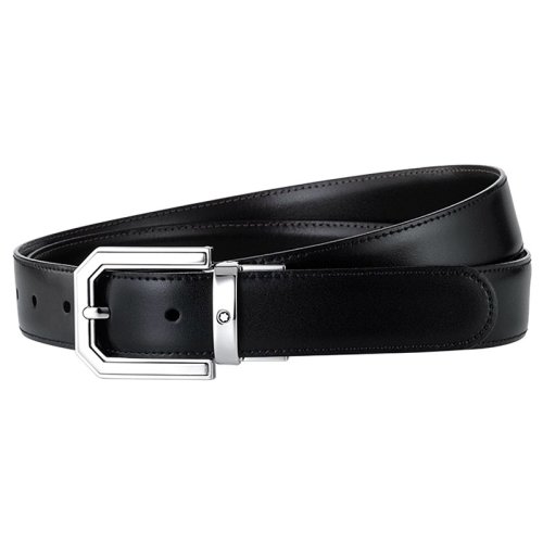 MontBlanc/萬(wàn)寶龍 男士休閑商務(wù)皮帶111092