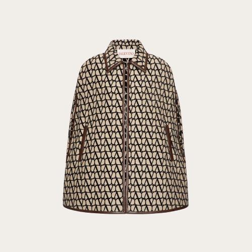  VALENTINO華倫天奴 22年秋冬 女士 斗篷 CAPE TOILE ICONOGRAPHE 2B3CG3F57MYE21