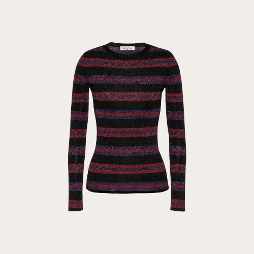  VALENTINO華倫天奴 22年秋冬 女士 針織衫 PULL EN JACQUARD LUREX XB3KC31V707A34