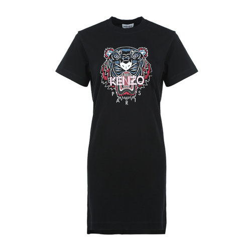 KENZO/高田賢三22春夏虎頭印花女士連衣裙 FC52RO775