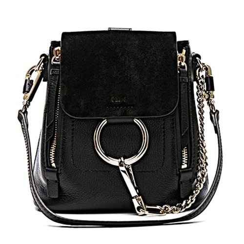 CHLOE/克洛伊 Faye系列女士小牛皮時(shí)尚雙肩包