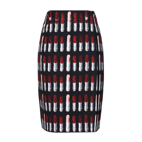 PRADA 純色 印花圖案 時(shí)尚 女士半身裙 P109O 1R16 F0002