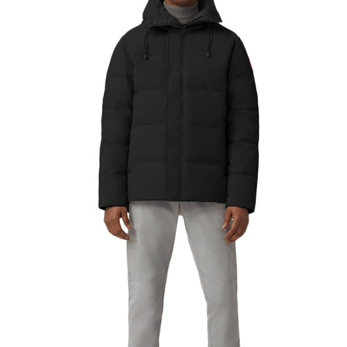 CANADA GOOSE/加拿大鵝 經典款 MacMillan系列 男士黑色混合面料經典派克大衣羽絨服3804M-NOIR