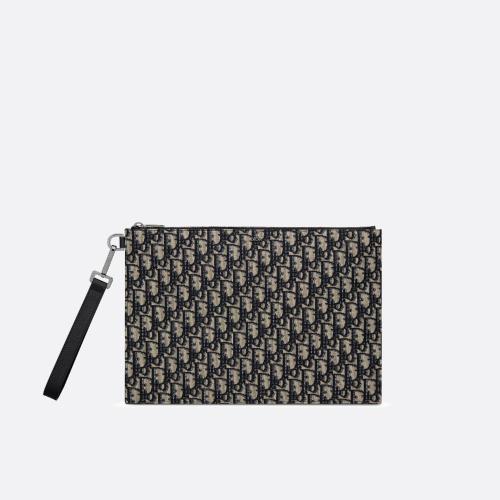  DIOR迪奧 22年秋冬 男士 手拿包 A4 手拿包 2ESCA339YSE_H05E 預定商品1-3周發(fā)貨