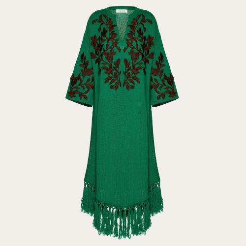  VALENTINO華倫天奴 22年秋冬 女士 連衣裙 PONCHO BRODé EN LAINE XB3KS01P6YB24U