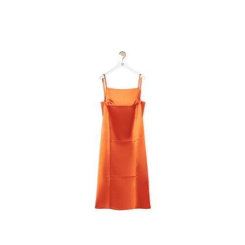  LOEWE羅意威 22年秋冬 女士 連衣裙 Slip dress in satin S359Y09X78-9120