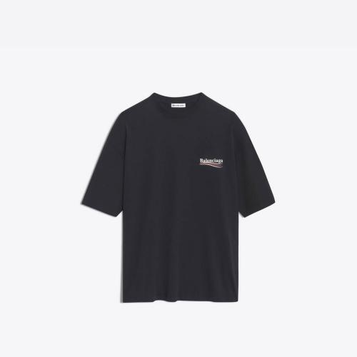  BALENCIAGA巴黎世家 22年春夏 男士 短袖T恤 Women%27s Oversized Balenciaga  T-shirt in BLACK 預(yù)定商品1-3周發(fā)貨