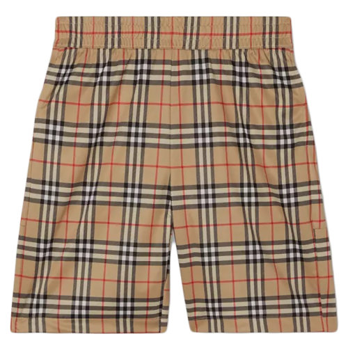 BURBERRY/博柏利 經(jīng)典款 男士典藏米色Vintage 格紋功能性斜紋短褲80264691