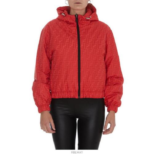  FENDI/芬迪 女士紅色時(shí)尚休閑夾克 FAN021AGMK F0GGG PLFSX