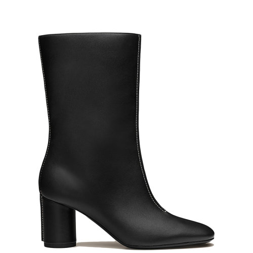 HERMES/愛(ài)馬仕 22年秋冬新款 Défilé系列 女士黑色小牛皮高跟中筒靴H212046Z02360