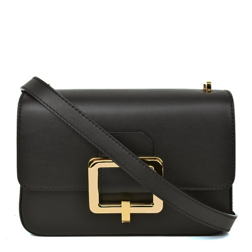 BALLY/巴利 JANELLE系列女士皮革經典方扣旋扣開合單肩斜挎包女包 622546 多色可選