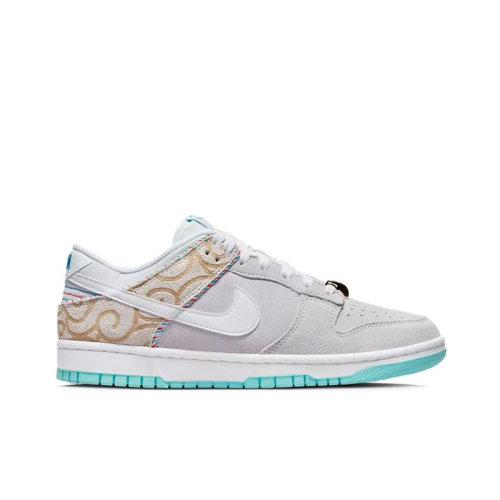 Nike/耐克 Dunk Low 男款 理發(fā)店 龍?zhí)ь^ 低幫 運(yùn)動 休閑 板鞋 DH7614-500
