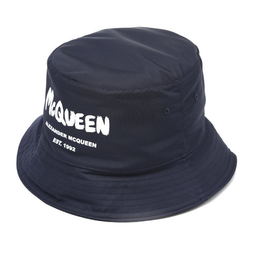 Alexander McQueen/亞歷山大麥昆22新品男士漁夫帽男士帽子6677794404Q