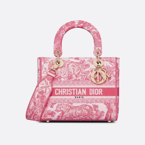  DIOR迪奧 22年秋冬 女士 單肩包 Sac Lady D-Lite Medium M0565OTDT_M75E